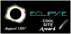 Eclipse Cool Site Award - August 1997