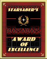 Starsaber's Award of Excellence